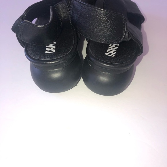 𝅺Camper balloon leather slingback wedge sandal 10 - Picture 4 of 7